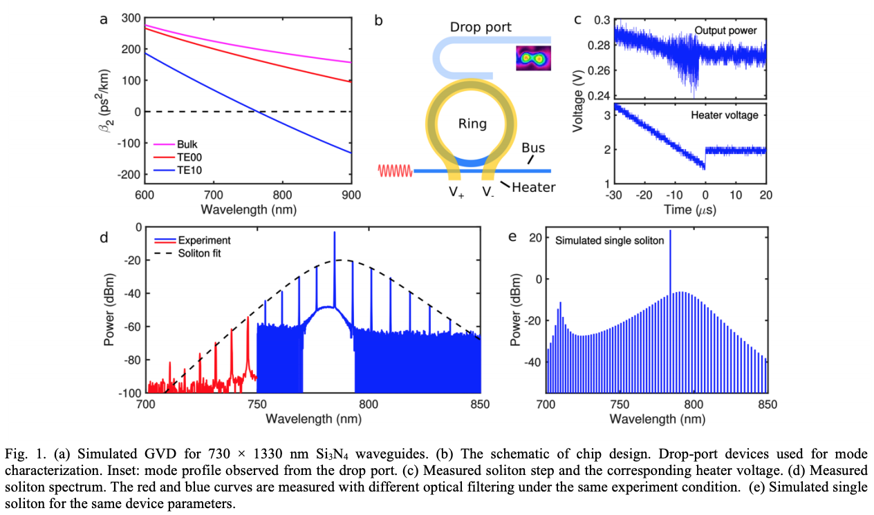 visible soliton microcombs
