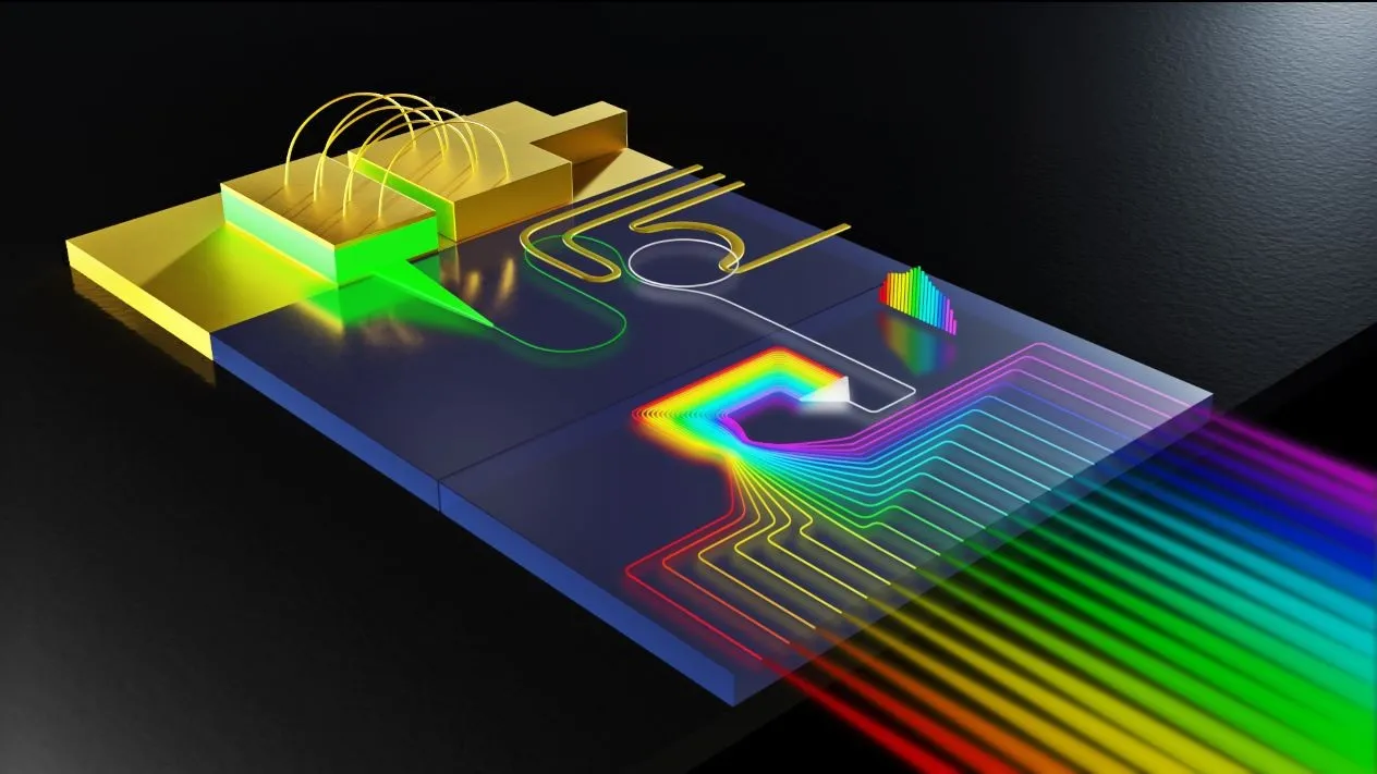 Schematic of the new chip