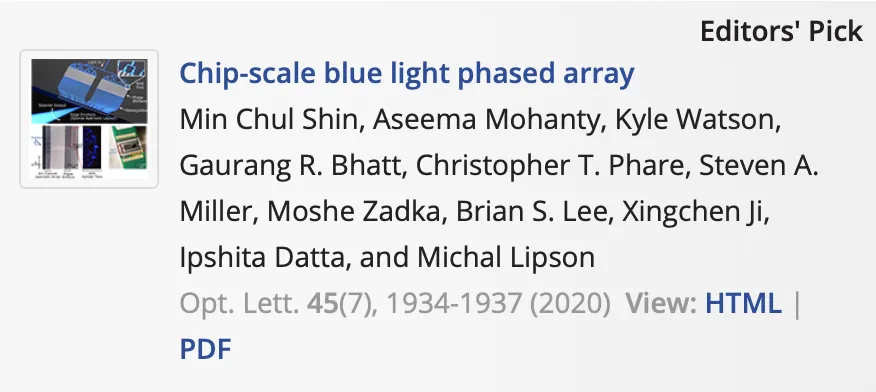 blue OPA Editor's Pick