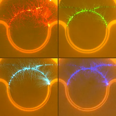 Ultra-low loss, high-confinement microring resonators from deep visible to near-infrared wavelengths